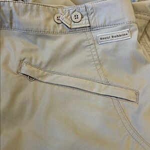Royal Robbins Light Tan Casual Hiking Travel Pants Women’s Size‎ 10 Short